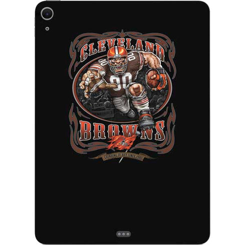 Liquid Blue NFL Cleveland Browns Running Back Apple iPad Air Skin