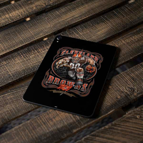 Liquid Blue NFL Cleveland Browns Running Back Apple iPad Pro Skin