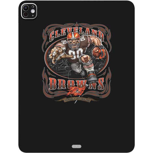 Liquid Blue NFL Cleveland Browns Running Back iPad Pro 13in M4 (2024) Skin