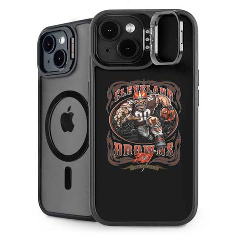 Liquid Blue NFL Cleveland Browns Running Back iPhone 13 Kickstand Case