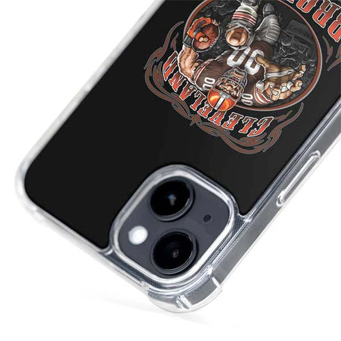 Liquid Blue NFL Cleveland Browns Running Back iPhone 14 MagSafe Case