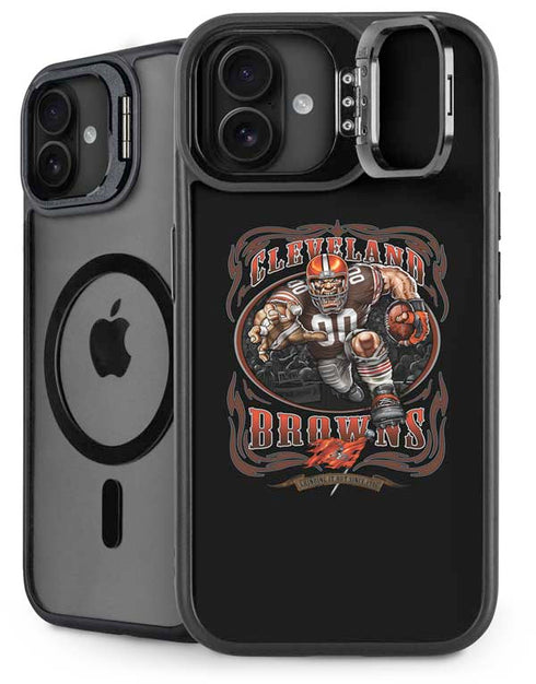 Liquid Blue NFL Cleveland Browns Running Back iPhone 16 Plus Kickstand Case