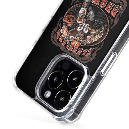 Liquid Blue NFL Cleveland Browns Running Back iPhone 16 Pro MagSafe Case