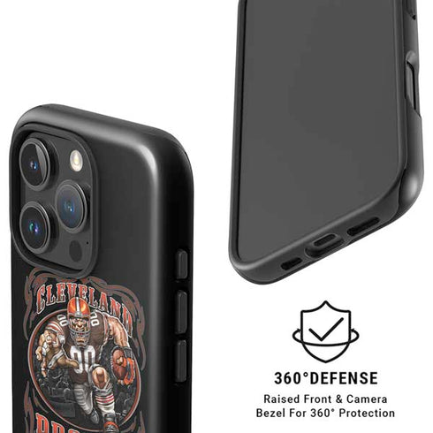 Liquid Blue NFL Cleveland Browns Running Back iPhone 16 Pro Magsafe Impact Case