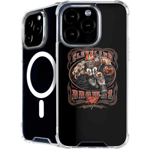 Liquid Blue NFL Cleveland Browns Running Back iPhone 16 Pro Max MagSafe Case