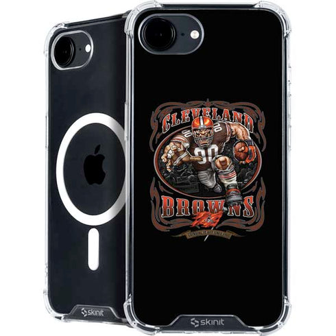 Liquid Blue NFL Cleveland Browns Running Back iPhone 16e MagSafe Case