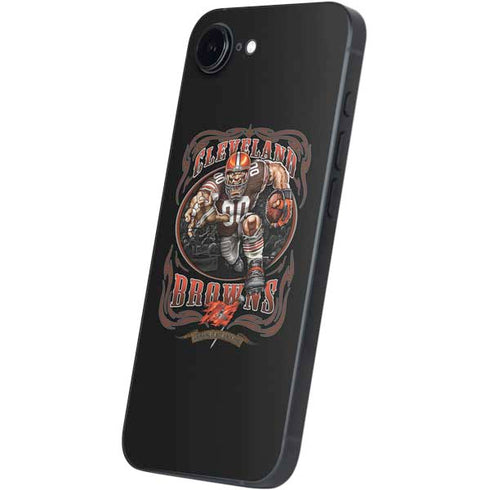 Liquid Blue NFL Cleveland Browns Running Back iPhone 16e Skin