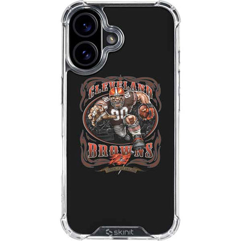 Liquid Blue NFL Cleveland Browns Running Back iPhone 17 Clear Case