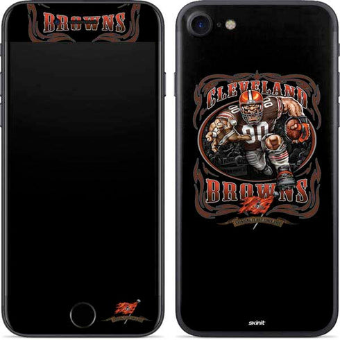 Liquid Blue NFL Cleveland Browns Running Back iPhone 8 Skin