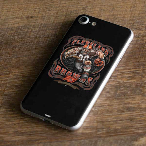 Liquid Blue NFL Cleveland Browns Running Back iPhone 8 Skin