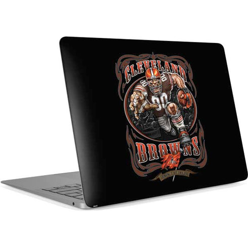 Liquid Blue NFL Cleveland Browns Running Back Apple MacBook Air Skin