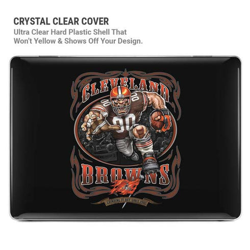 Liquid Blue NFL Cleveland Browns Running Back MacBook Pro 14in (2021-24) Case plus Skin