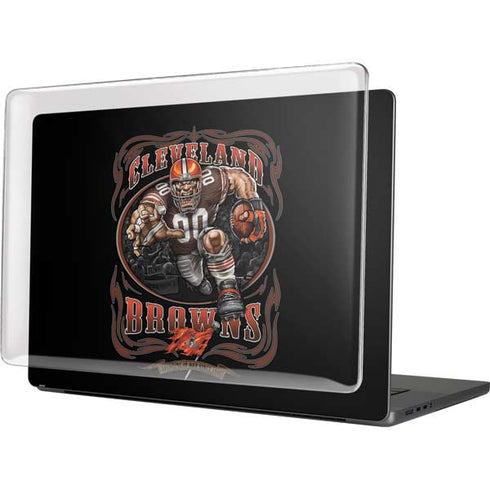 Liquid Blue NFL Cleveland Browns Running Back MacBook Cases