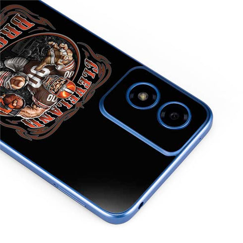 Liquid Blue NFL Cleveland Browns Running Back Moto G Play 4G (2024) Skin