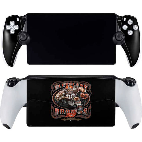 Liquid Blue NFL Cleveland Browns Running Back PlayStation PS5 Skins