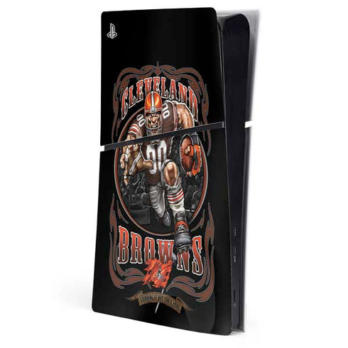 Liquid Blue NFL Cleveland Browns Running Back PlayStation PS5 Skins