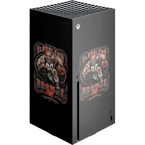 Liquid Blue NFL Cleveland Browns Running Back Xbox Series X Skins