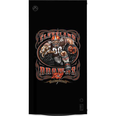 Liquid Blue NFL Cleveland Browns Running Back XBox Series X Digital Edition Console Skin
