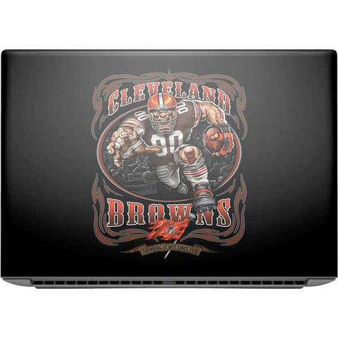 Liquid Blue NFL Cleveland Browns Running Back HP ZBook Fury 16 G10 Skin