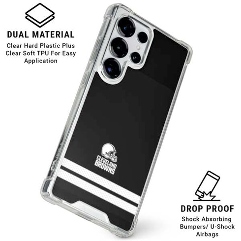 NFL Cleveland Browns Shutout Galaxy S25 Ultra Clear Case