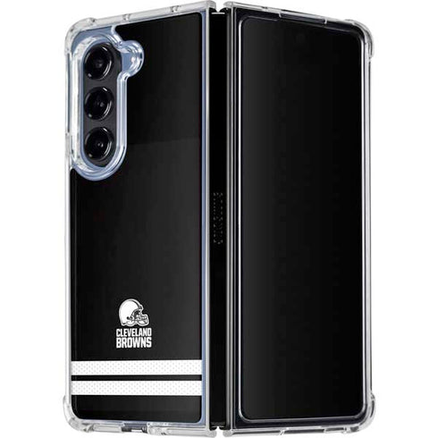 NFL Cleveland Browns Shutout Galaxy Z Fold5 5G Clear Case