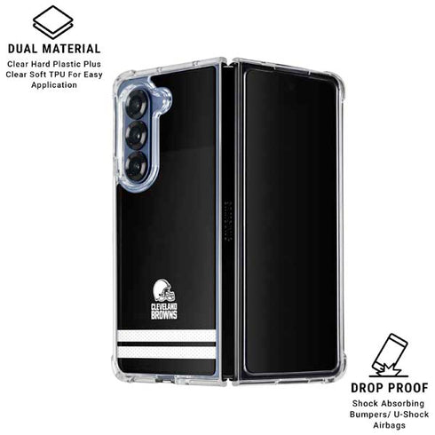 NFL Cleveland Browns Shutout Galaxy Z Fold6 Clear Case