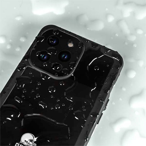 NFL Cleveland Browns Shutout iPhone 15 Pro Waterproof Case
