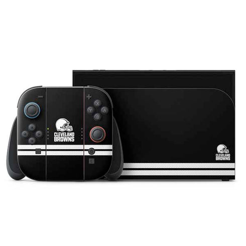 NFL Cleveland Browns Shutout Nintendo Switch 2 (2025) with Joy-Con Skin