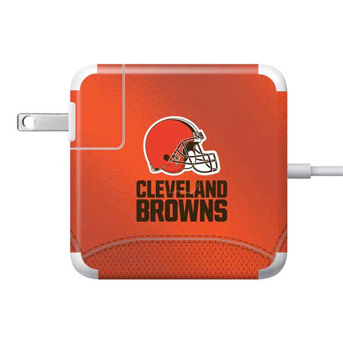 NFL Cleveland Browns Team Jersey 85W Power Adapter (15 and 17 inch MacBook Pro Charger) Skin