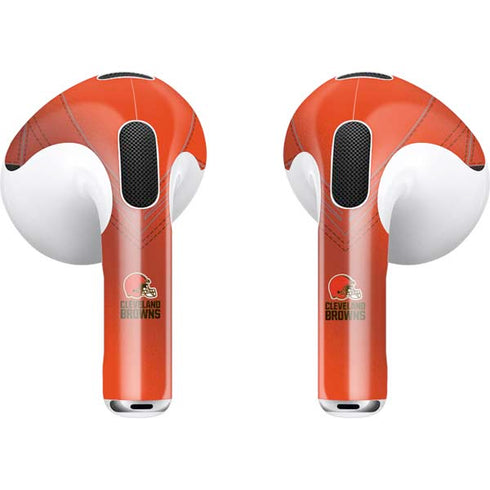 NFL Cleveland Browns Team Jersey Apple AirPods (3rd Gen 2021) Skin