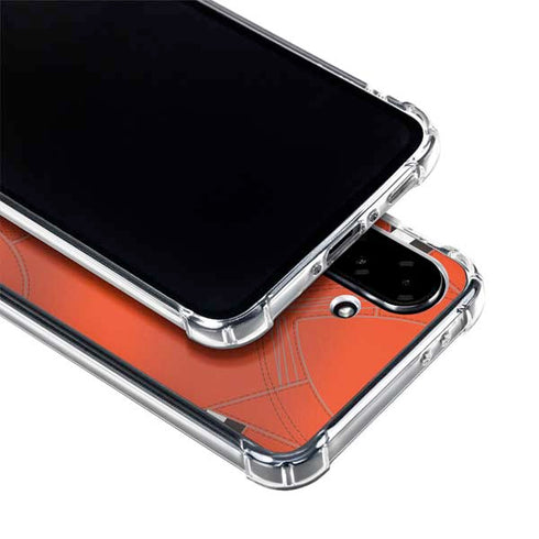 NFL Cleveland Browns Team Jersey Galaxy A36 5G Clear Case