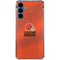 NFL Cleveland Browns Team Jersey Galaxy A55 5G Clear Case