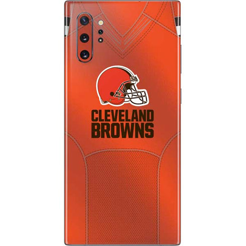 NFL Cleveland Browns Team Jersey Galaxy Note 10 Plus Skin