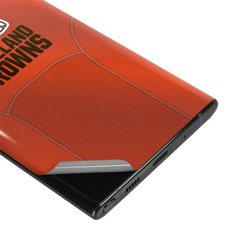 NFL Cleveland Browns Team Jersey Galaxy Note 10 Plus Skin