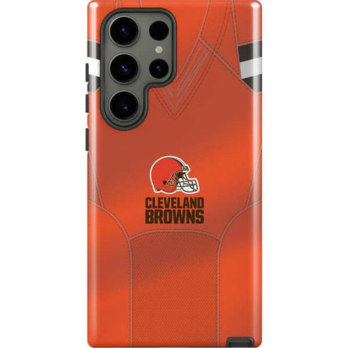 NFL Cleveland Browns Team Jersey Galaxy S23 Ultra Pro Case