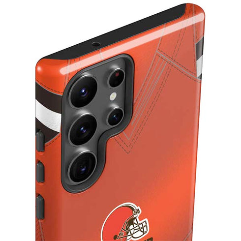 NFL Cleveland Browns Team Jersey Galaxy S23 Ultra Pro Case