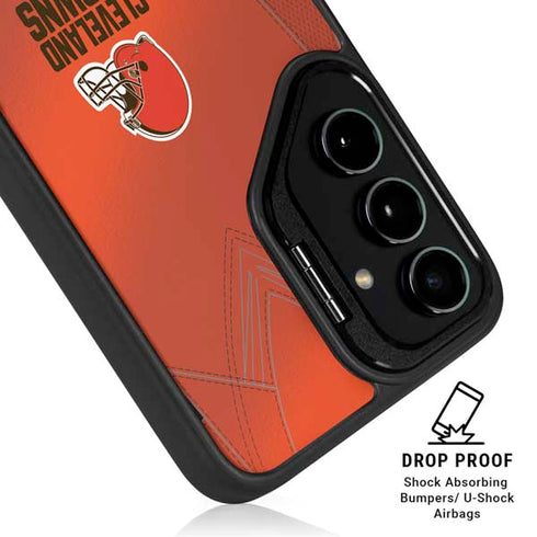 NFL Cleveland Browns Team Jersey Galaxy S24 Plus Kickstand Case