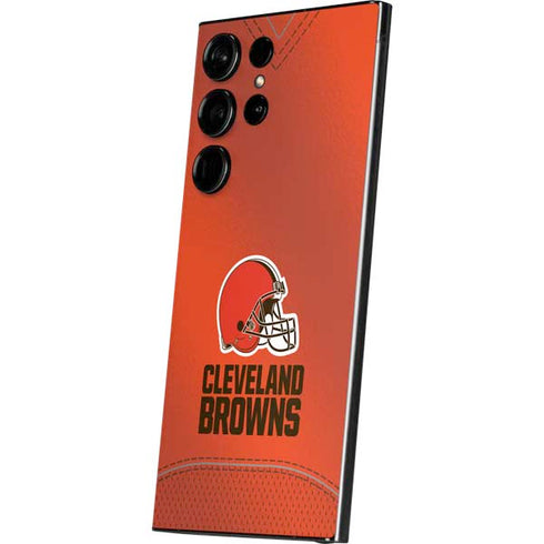 NFL Cleveland Browns Team Jersey Galaxy S25 Ultra Skin