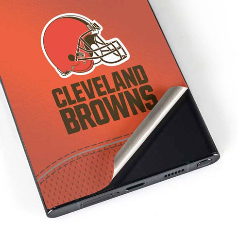 NFL Cleveland Browns Team Jersey Galaxy S24 Ultra Skin