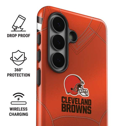 NFL Cleveland Browns Team Jersey Galaxy S26 Impact Case