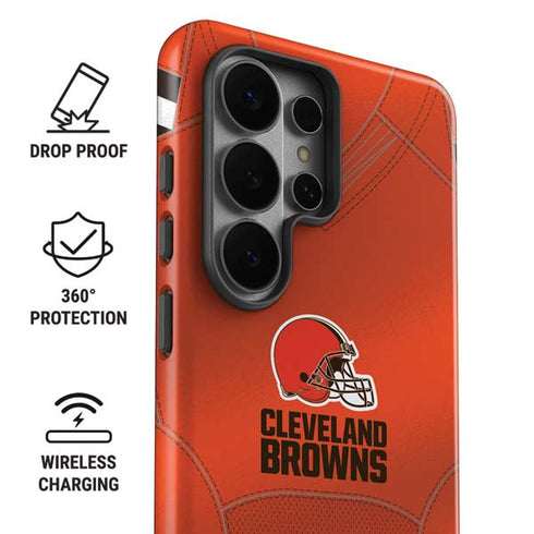 NFL Cleveland Browns Team Jersey Galaxy S26 Ultra Impact Case
