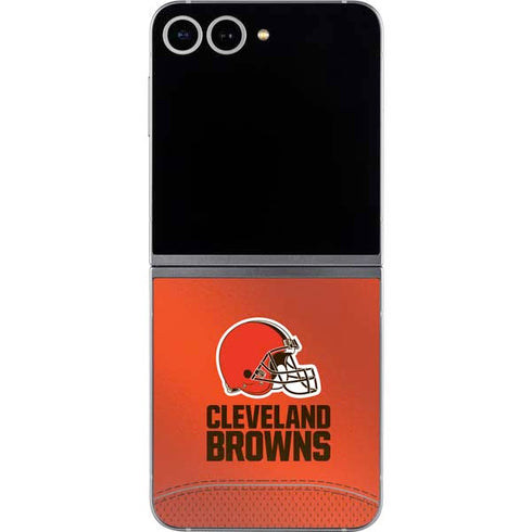 NFL Cleveland Browns Team Jersey Galaxy Z Flip6 Skin