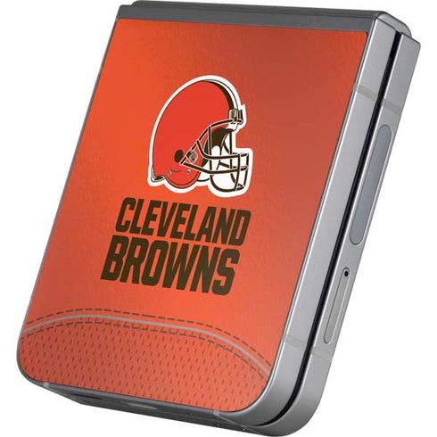 NFL Cleveland Browns Team Jersey Galaxy Z Flip6 Skin