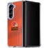 NFL Cleveland Browns Team Jersey Galaxy Z Fold5 5G Clear Case