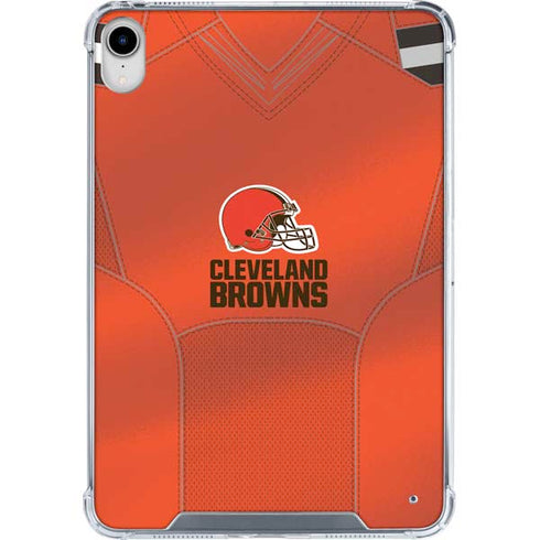 NFL Cleveland Browns Team Jersey iPad 11th Gen (2025) Clear Case