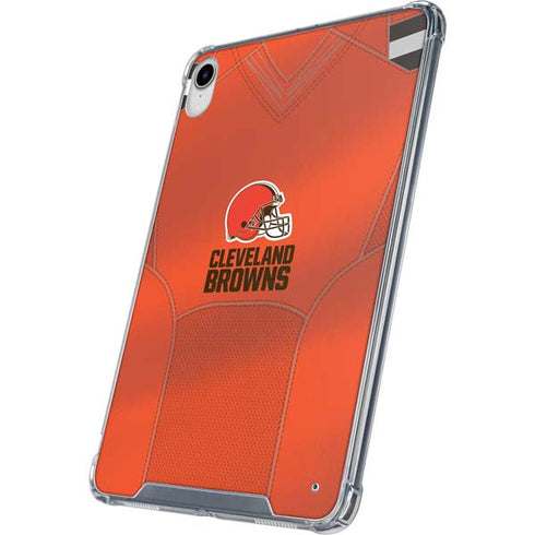NFL Cleveland Browns Team Jersey iPad 11th Gen (2025) Clear Case