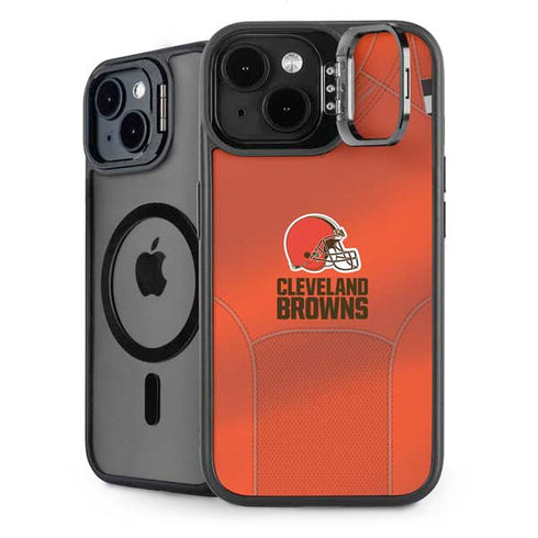 NFL Cleveland Browns Team Jersey iPhone 14 Plus Kickstand Case