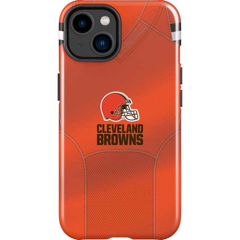 NFL Cleveland Browns Team Jersey iPhone 15 Impact Case