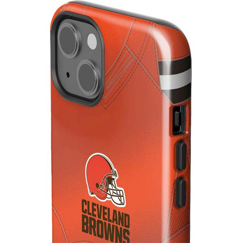 NFL Cleveland Browns Team Jersey iPhone 15 Impact Case