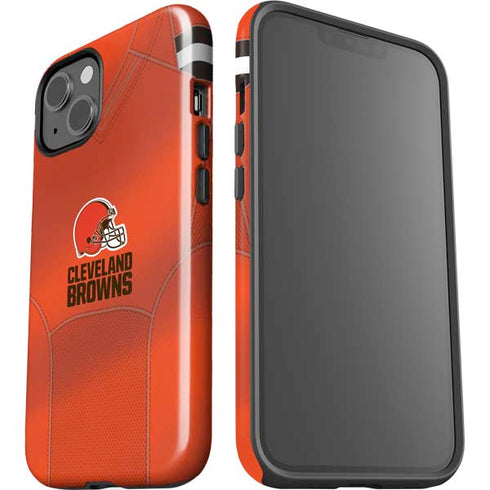 NFL Cleveland Browns Team Jersey iPhone 15 Impact Case
